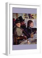 Cabaret In Reichshoffen-Edouard Manet-Framed Art Print