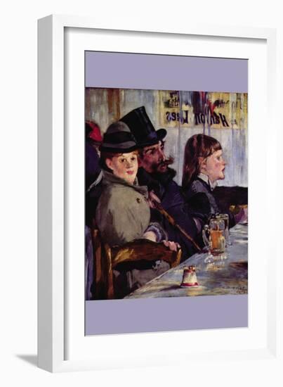 Cabaret In Reichshoffen-Edouard Manet-Framed Art Print