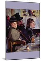 Cabaret In Reichshoffen-Edouard Manet-Mounted Art Print