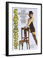 Cabaret, Italian poster, Liza Minnelli, 1972-null-Framed Art Print