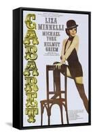 Cabaret, Italian poster, Liza Minnelli, 1972-null-Framed Stretched Canvas