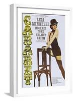 Cabaret, Italian poster, Liza Minnelli, 1972-null-Framed Art Print