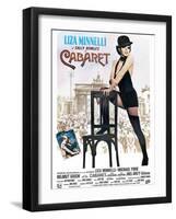 Cabaret, Italian Poster, Liza Minnelli, Michael York, Liza Minnelli, 1972-null-Framed Art Print