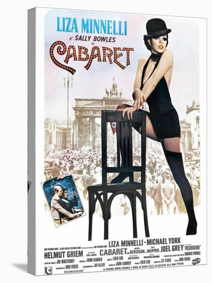 Cabaret, Italian Poster, Liza Minnelli, Michael York, Liza Minnelli, 1972-null-Stretched Canvas