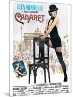 Cabaret, Italian Poster, Liza Minnelli, Michael York, Liza Minnelli, 1972-null-Mounted Art Print