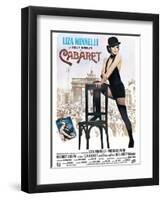 Cabaret, Italian Poster, Liza Minnelli, Michael York, Liza Minnelli, 1972-null-Framed Art Print