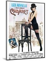 Cabaret, Italian Poster, Liza Minnelli, Michael York, Liza Minnelli, 1972-null-Mounted Art Print