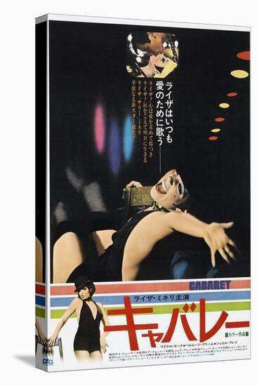 Cabaret, Japanese poster, Michael York, Liza Minnelli, 1972-null-Stretched Canvas