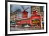 Cabaret Place Pigalle in Paris-null-Framed Premium Giclee Print