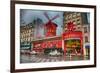 Cabaret Place Pigalle in Paris-null-Framed Premium Giclee Print