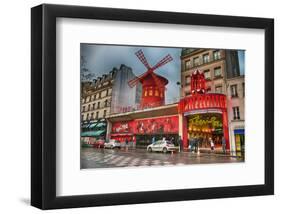 Cabaret Place Pigalle in Paris-null-Framed Art Print