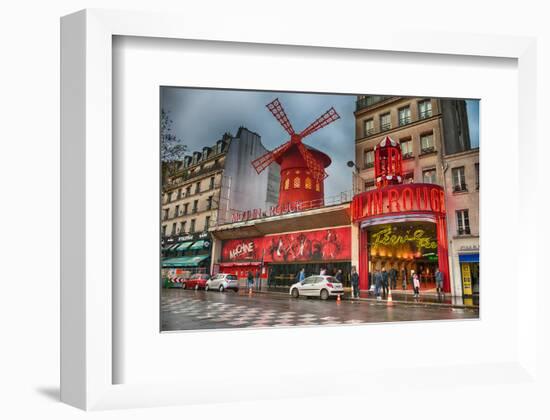 Cabaret Place Pigalle in Paris-null-Framed Art Print