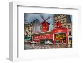 Cabaret Place Pigalle in Paris-null-Framed Art Print