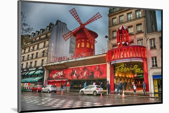 Cabaret Place Pigalle in Paris-null-Mounted Art Print