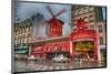 Cabaret Place Pigalle in Paris-null-Mounted Art Print
