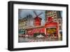 Cabaret Place Pigalle in Paris-null-Framed Art Print