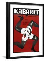 Cabaret, Polish poster, Liza Minelli, 1972-null-Framed Art Print