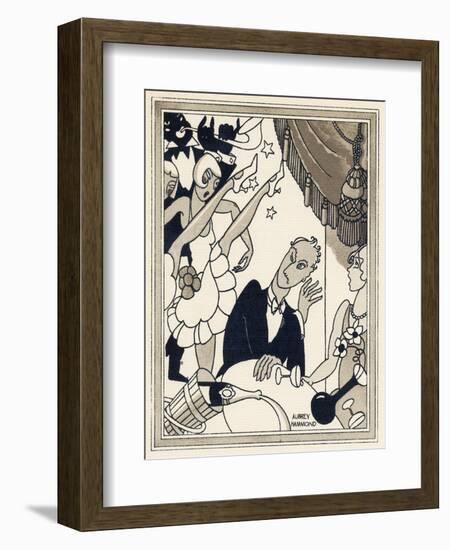 Cabaret Show in the West End of London, So This is Life!-Aubrey Hammond-Framed Art Print