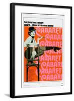 Cabaret, US poster, Liza Minnelli, 1972-null-Framed Art Print