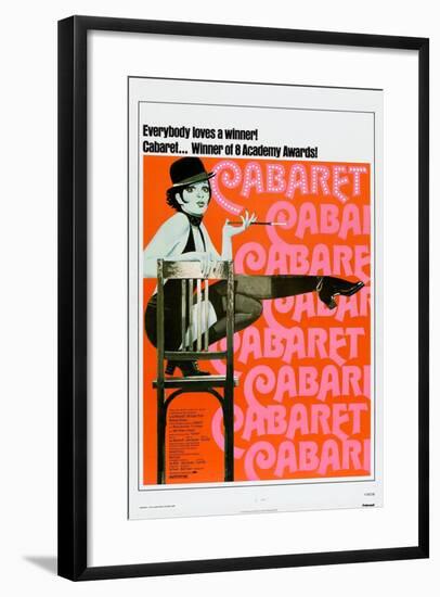 Cabaret, US poster, Liza Minnelli, 1972-null-Framed Art Print