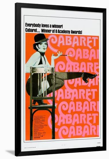 Cabaret, US poster, Liza Minnelli, 1972-null-Framed Art Print