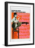 Cabaret, US poster, Liza Minnelli, 1972-null-Framed Art Print