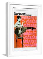 Cabaret, US poster, Liza Minnelli, 1972-null-Framed Art Print