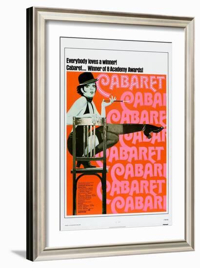 Cabaret, US poster, Liza Minnelli, 1972-null-Framed Art Print