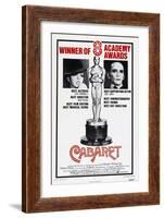 Cabaret, US poster, Liza Minnelli, Joel Grey, 1972-null-Framed Art Print