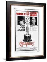 Cabaret, US poster, Liza Minnelli, Joel Grey, 1972-null-Framed Art Print