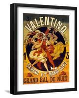 Cabaret Valentino Pour Un Grand Bal De Nuit Samedi Et Mardi Gras-null-Framed Photo