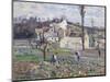 Cabbage Patch Near the Village, 1875-Camille Pissarro-Mounted Premium Giclee Print