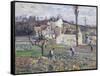Cabbage Patch Near the Village, 1875-Camille Pissarro-Framed Stretched Canvas