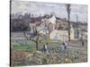 Cabbage Patch Near the Village, 1875-Camille Pissarro-Stretched Canvas