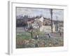 Cabbage Patch Near the Village, 1875-Camille Pissarro-Framed Giclee Print