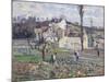 Cabbage Patch Near the Village, 1875-Camille Pissarro-Mounted Giclee Print