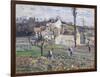 Cabbage Patch Near the Village, 1875-Camille Pissarro-Framed Giclee Print