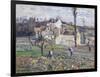 Cabbage Patch Near the Village, 1875-Camille Pissarro-Framed Giclee Print