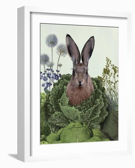 Cabbage Patch Rabbit 1-null-Framed Art Print