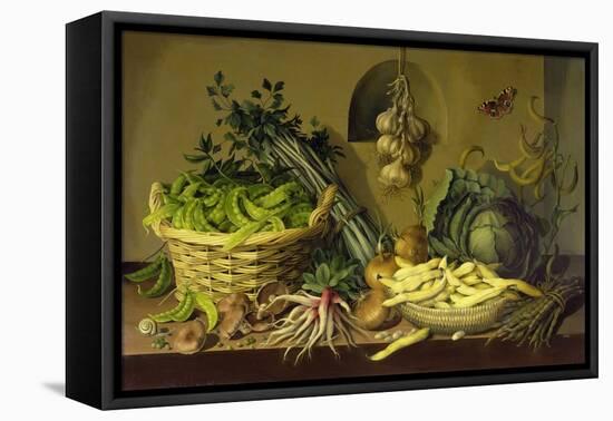 Cabbage, Peas and Beans, 1998-Amelia Kleiser-Framed Stretched Canvas