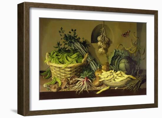 Cabbage, Peas and Beans, 1998-Amelia Kleiser-Framed Giclee Print