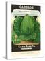 Cabbage Seed Packet-null-Stretched Canvas