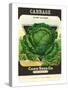 Cabbage Seed Packet-null-Stretched Canvas