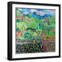 Cabbages and Lilies, Solola Region, Guatemala, 1993-Hilary Simon-Framed Giclee Print