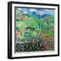 Cabbages and Lilies, Solola Region, Guatemala, 1993-Hilary Simon-Framed Giclee Print