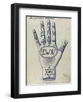 Cabbalistic Signs and Sigils, 18th Century-Science Source-Framed Giclee Print