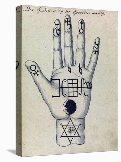 Cabbalistic Signs and Sigils, 18th Century-Science Source-Stretched Canvas