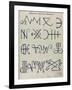 Cabbalistic Signs and Sigils, 18th Century-Science Source-Framed Giclee Print