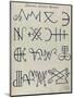 Cabbalistic Signs and Sigils, 18th Century-Science Source-Mounted Giclee Print