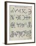 Cabbalistic Signs and Sigils, 18th Century-Science Source-Framed Giclee Print